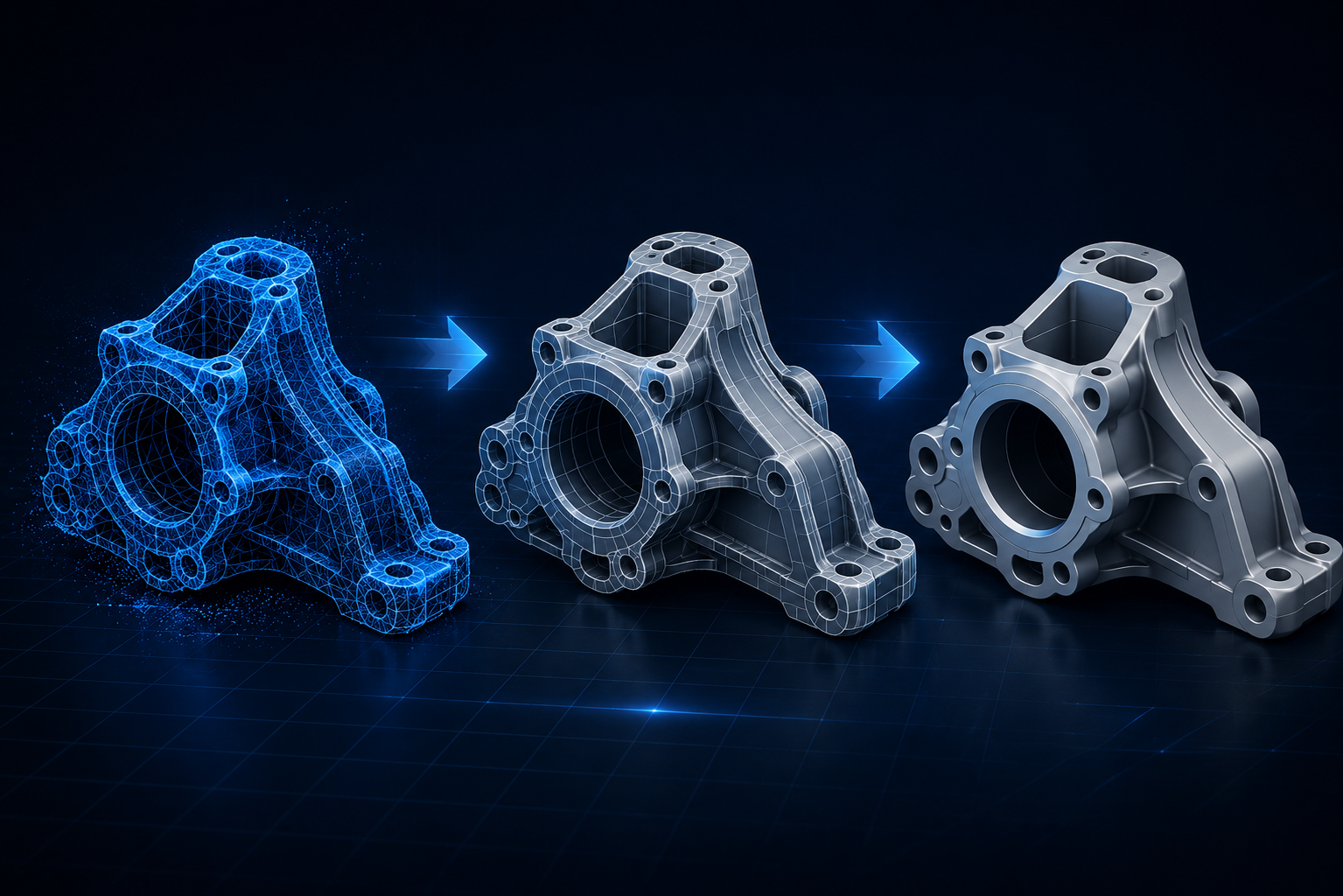 Engenharia Reversa com malha, reconstrução e CAD